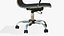 Office Chair Realistic Leather Wooden