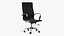 Office Chair Realistic Leather Wooden