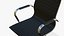 Office Chair Realistic Leather Wooden
