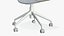Office Chair Realistic Leather Wooden