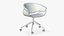 Office Chair Realistic Leather Wooden