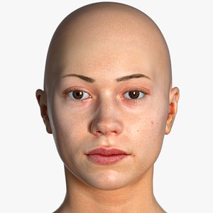 Real PBR Freya Human Head Neutral AU0
