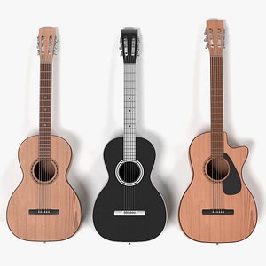 3d acoustic guitars