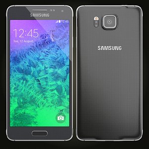 3d samsung galaxy alpha model