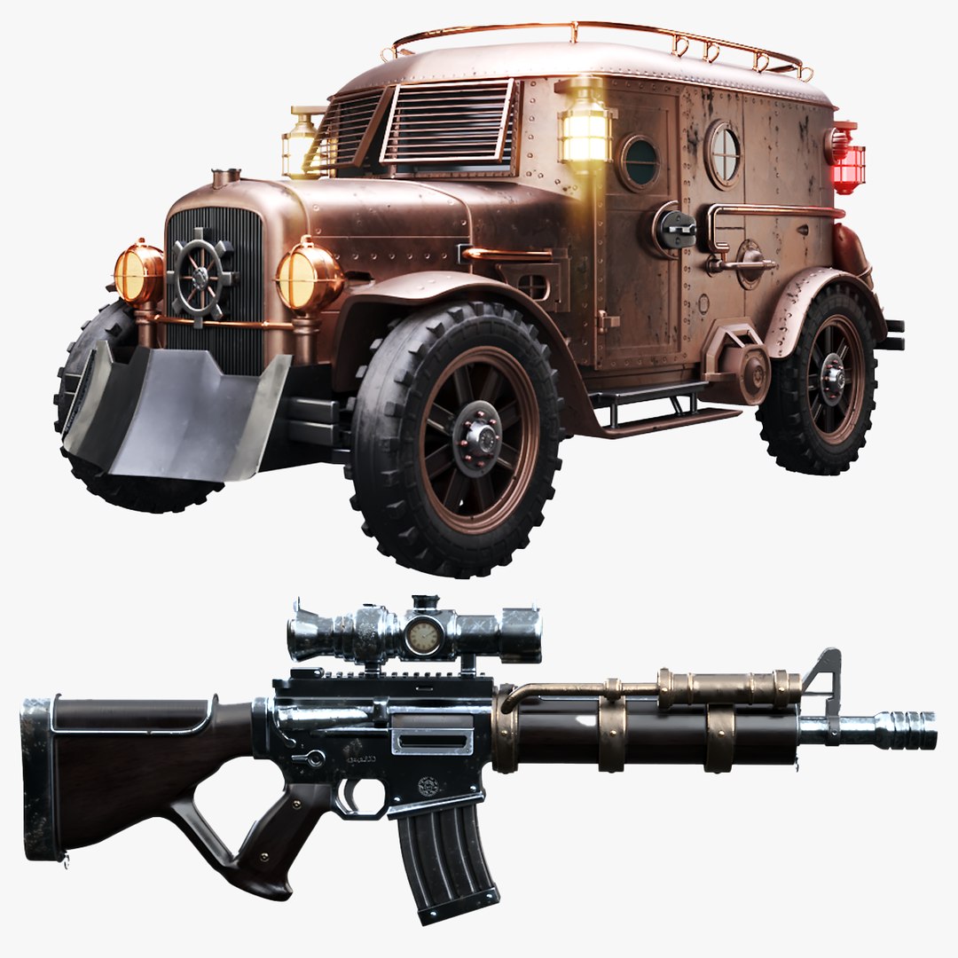 Steampunk Van and Gun Bundle model https://p.turbosquid.com/ts-thumb/o0/Ml2V5U/Tx/stev2/png/1764878590/1920x1080/fit_q87/cecfd9dcc6c22ef4b1947454e443d8c8a7ac05e8/stev2.jpg