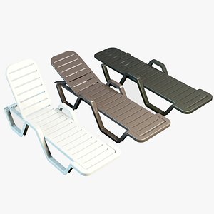 Plastic Sun Lounger PBR