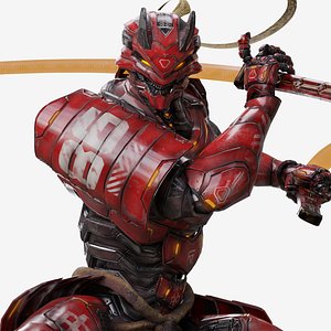 LOW POLY CYBERNETIC - WRATH - 7 DEADLY SINS MECHA SERIES