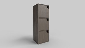 Bookcase N5 3D model