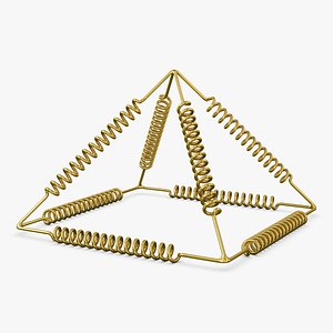 Golden Pyramid Yu Shynsye 15x15x10 M 1 3D model