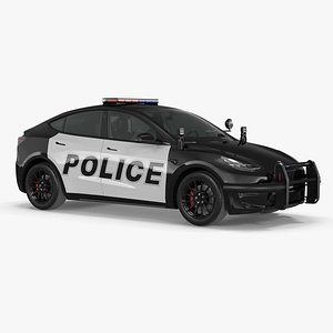 Police Car Tesla Model Y