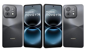 Huawei Nova Y74 Black 3D model