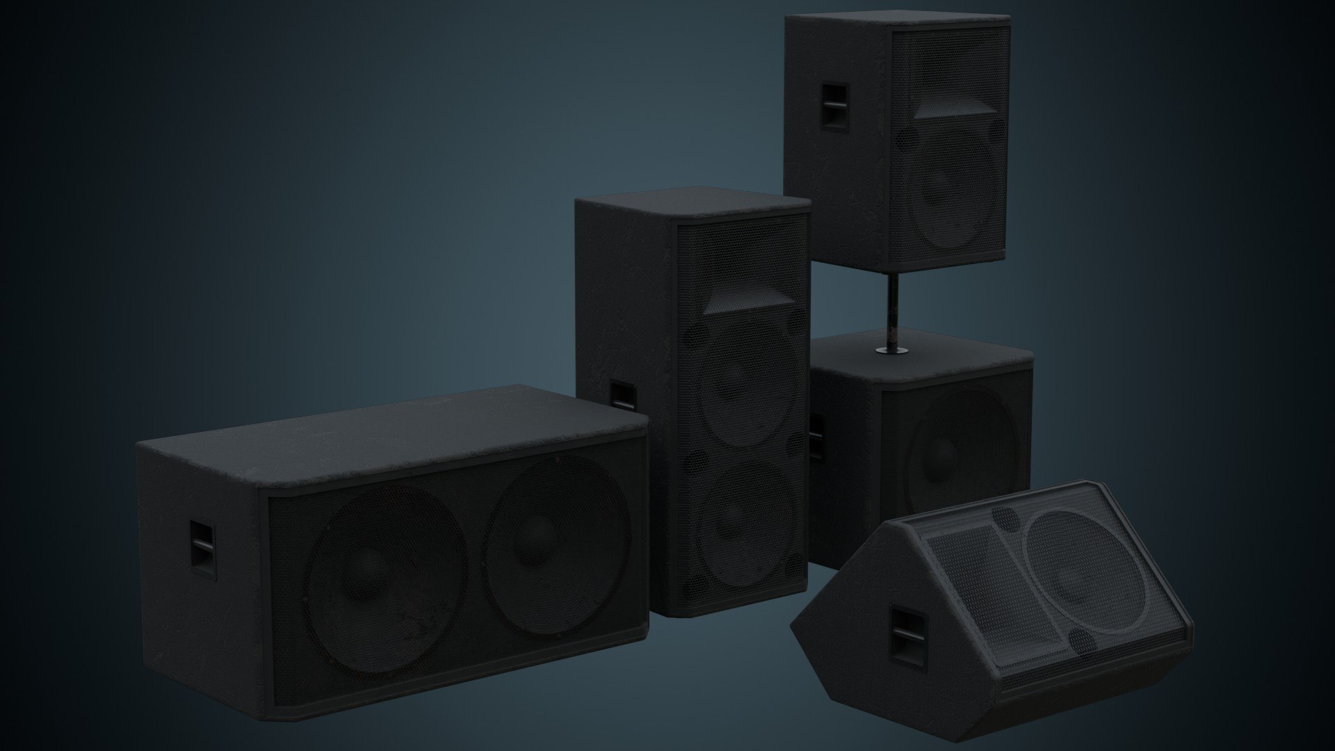 Speaker 2B 3D Model - TurboSquid 2221761