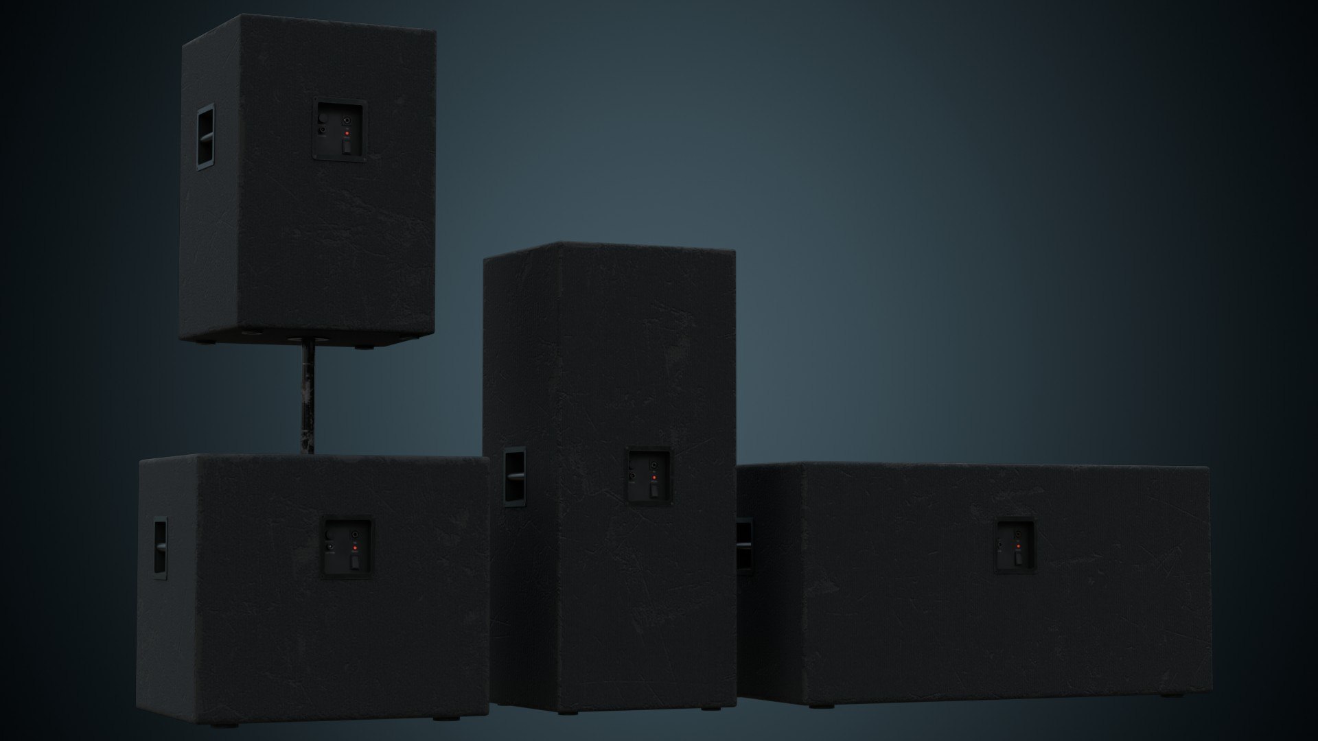 Speaker 2B 3D Model - TurboSquid 2221761