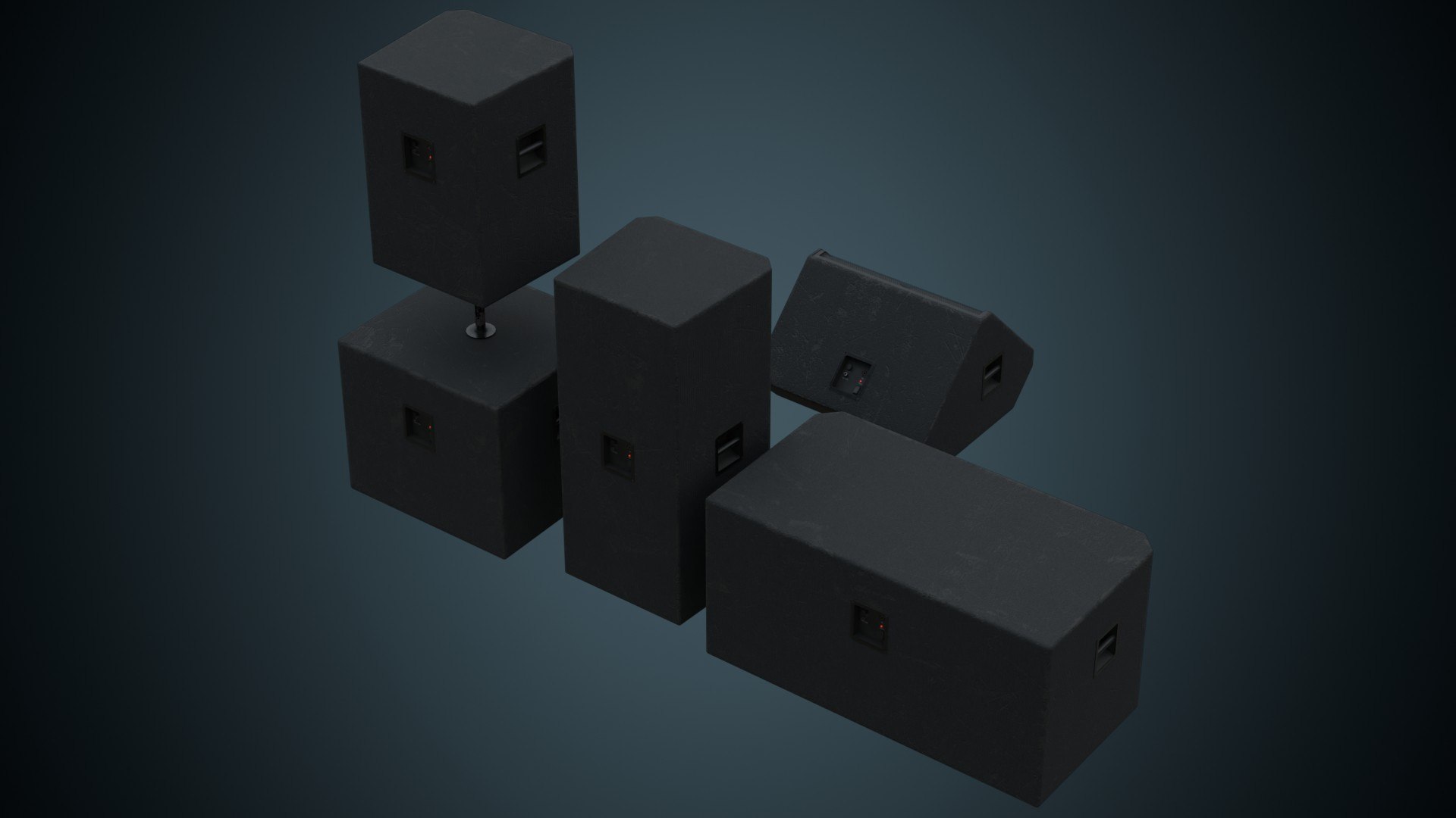 Speaker 2B 3D Model - TurboSquid 2221761