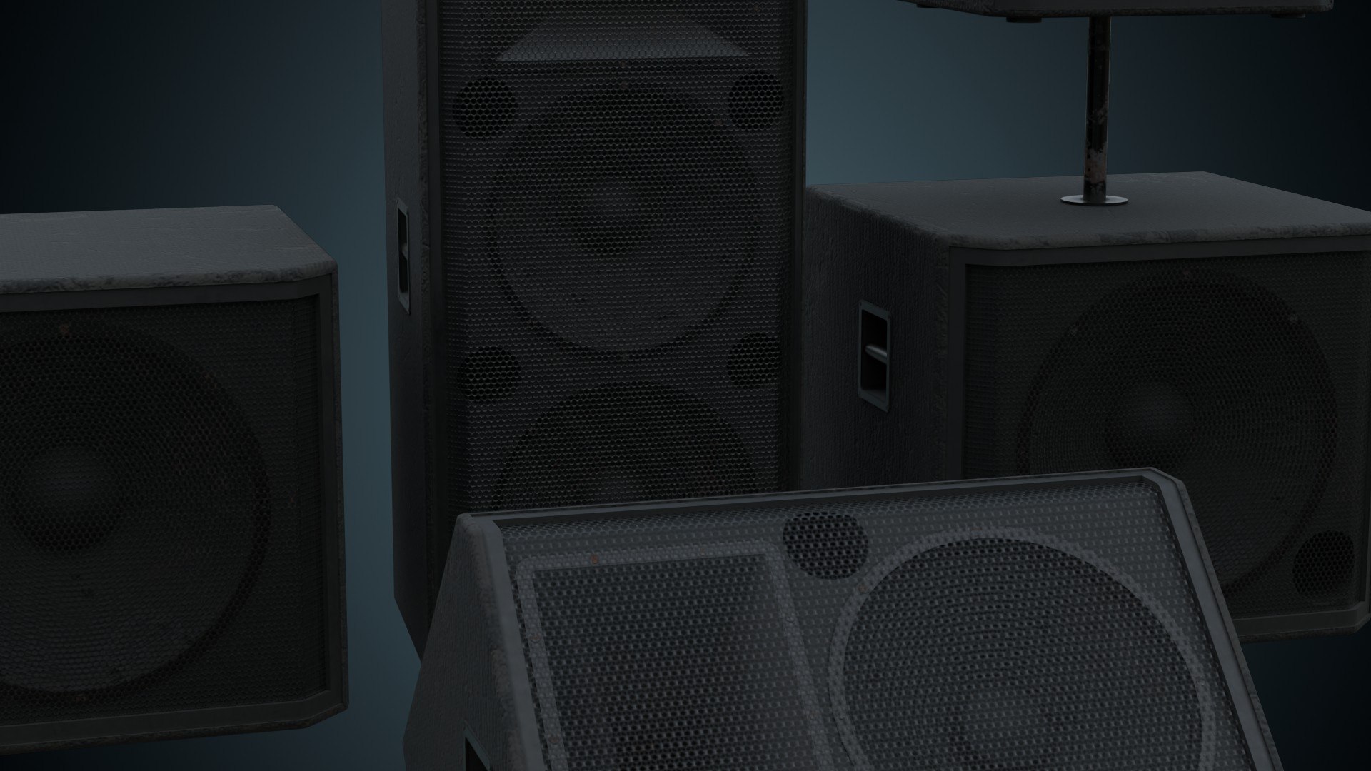 Speaker 2B 3D Model - TurboSquid 2221761