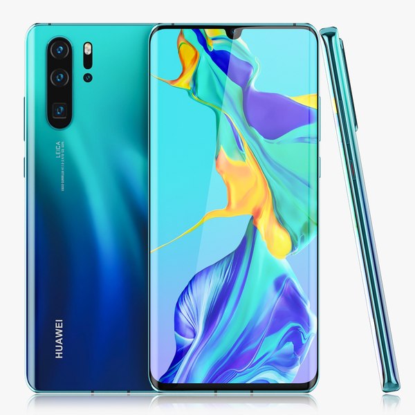 Huawei P30 Pro Aurora Model - Turbosquid 1394796