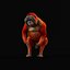 3D Orangutan model