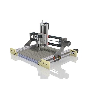 3D model CNC ROUTER with NEMA23 STEPPER MOTOR