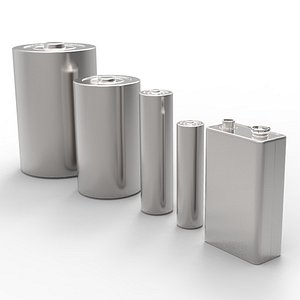 battery 3d model