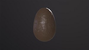 3D Chocolate Easter Egg