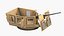 Armored Vehicle Tower with Machine Gun 3D model