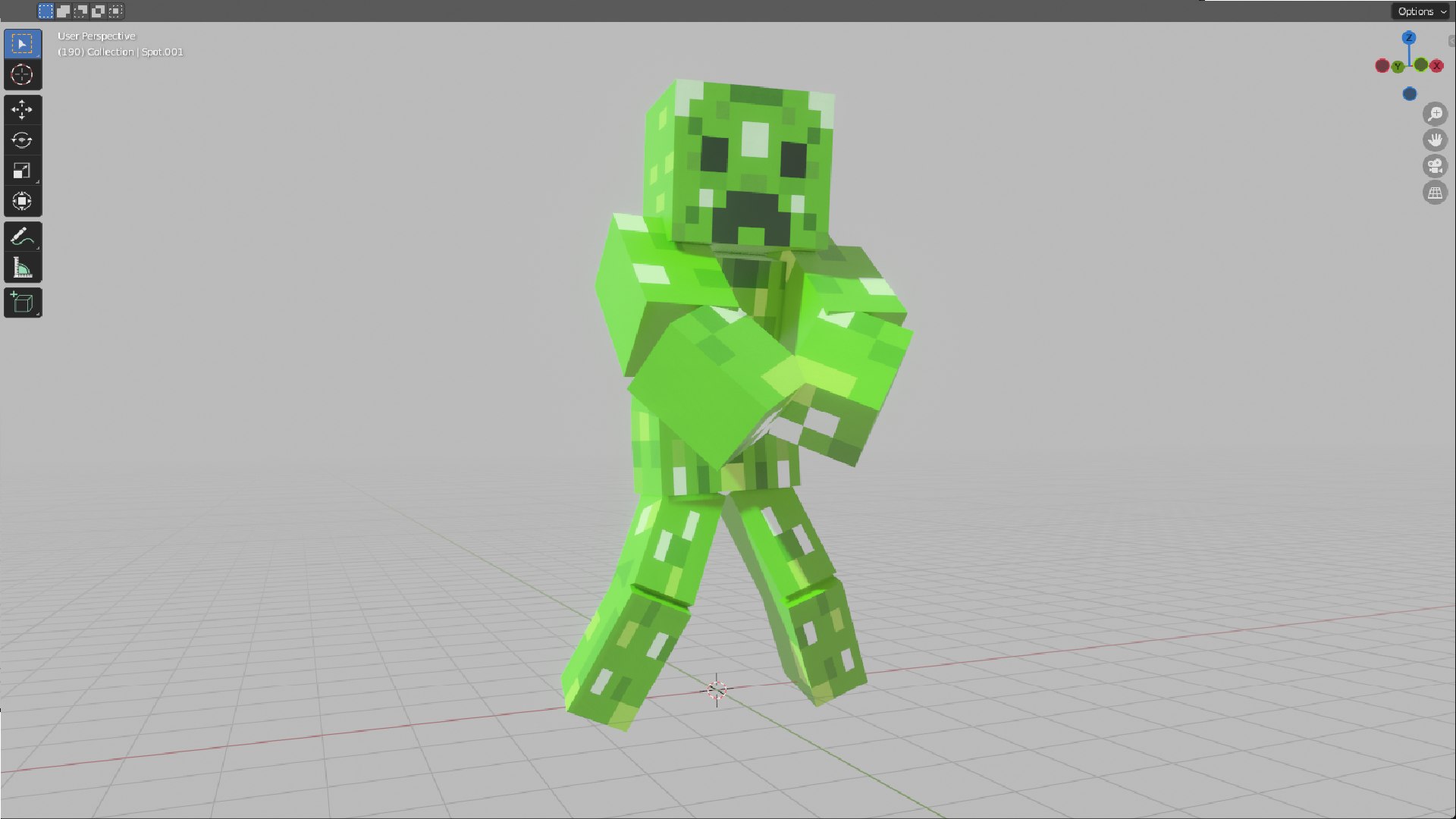 Minecraft Creeper 3d Model Turbosquid 1959848 2027