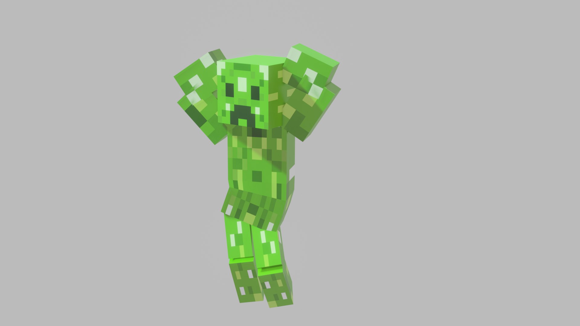 Minecraft Creeper Modelo 3D - TurboSquid 1640161