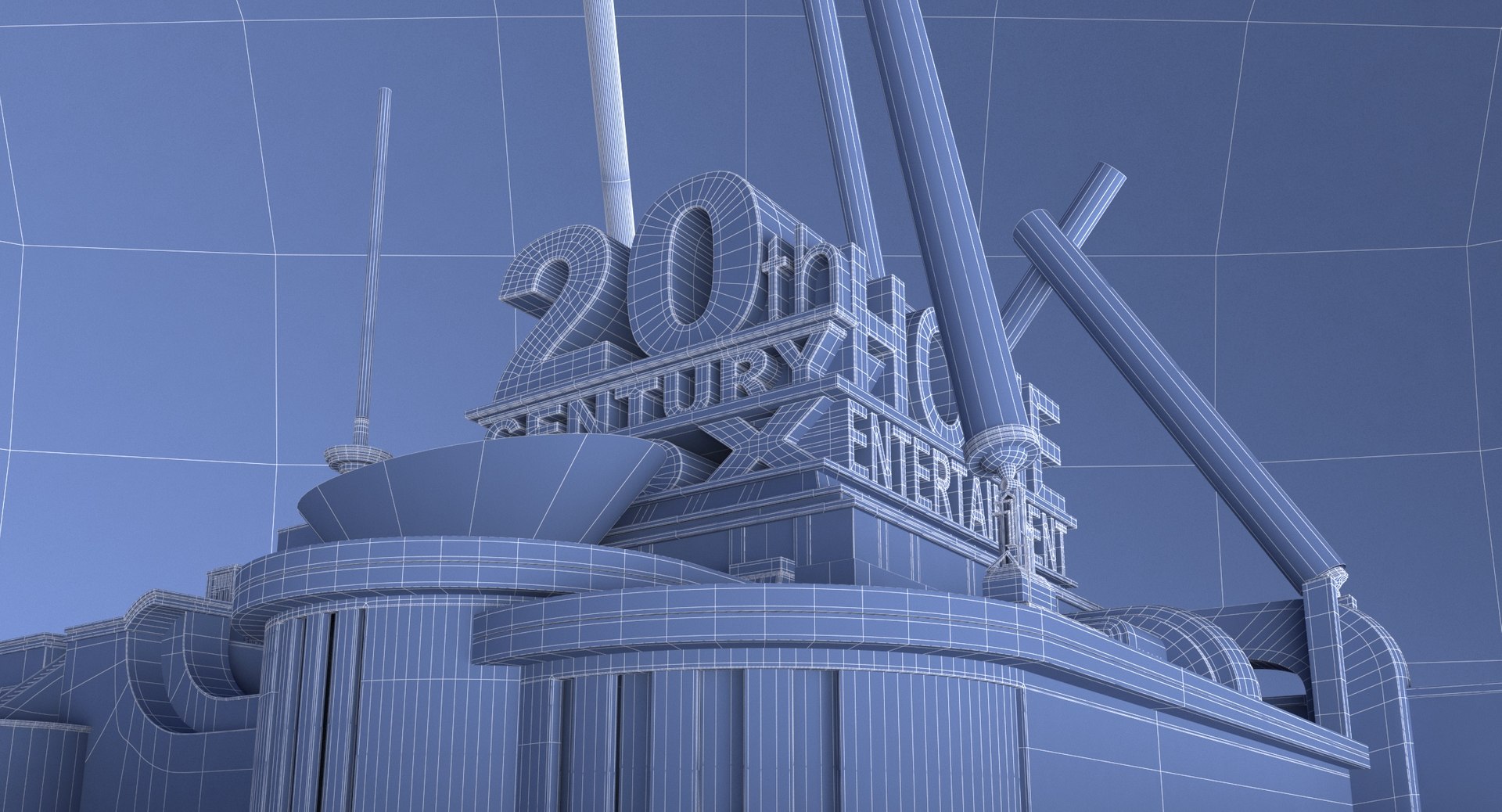 20th century fox history (made in sketchup) 