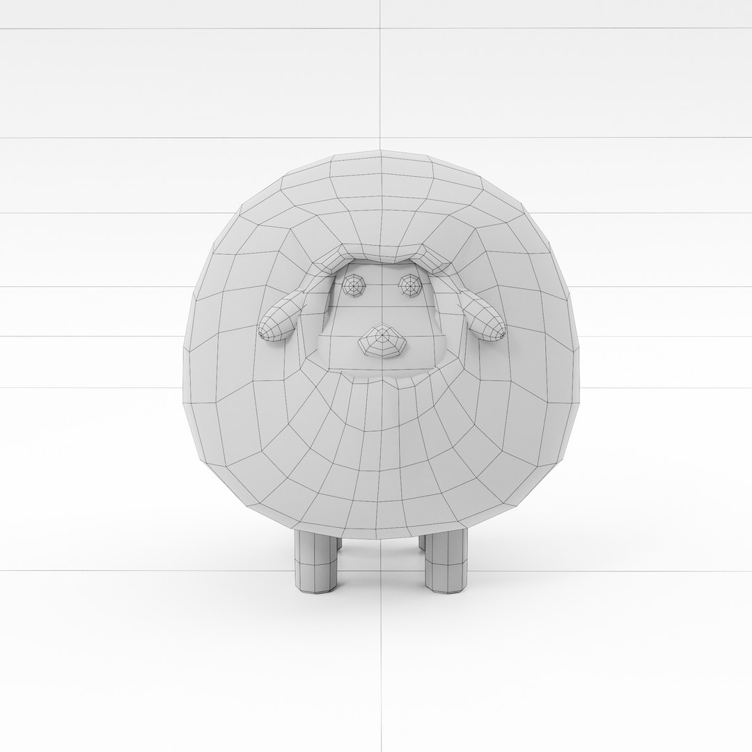 Sheep Cartoon 3d Model 3D Model - TurboSquid 1996518