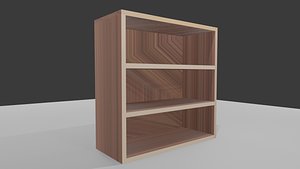 3D Wooden shoe rack