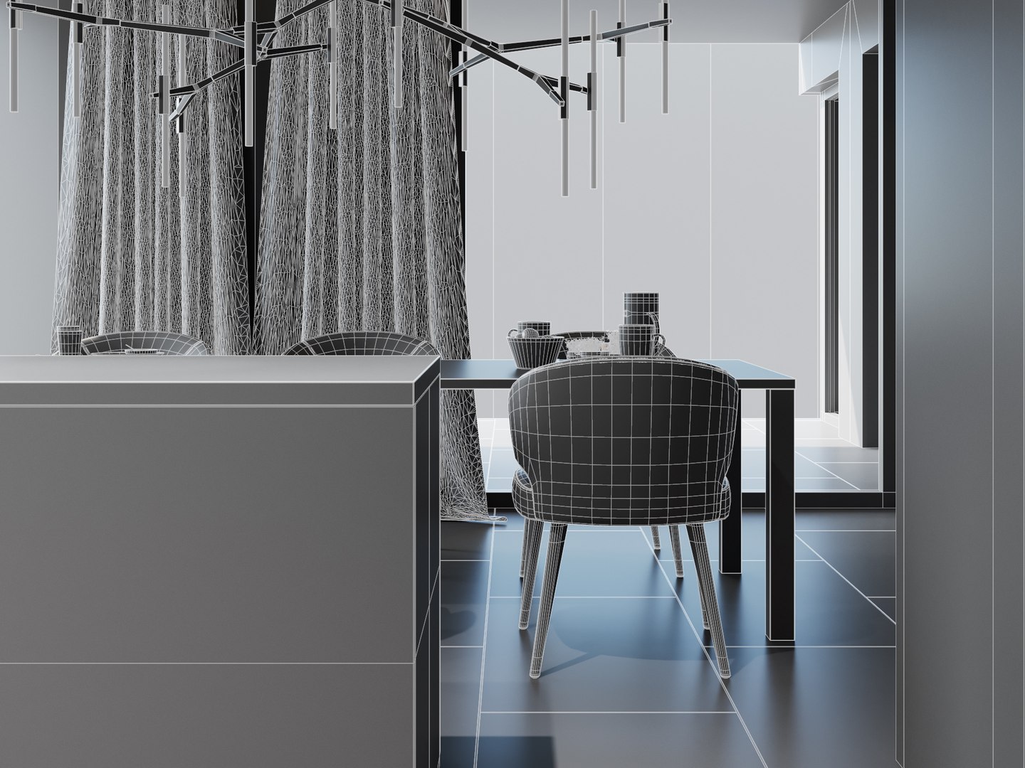 Living Room Interior 3D Scene-04 For Cinema 4D And Octane Render 3D ...
