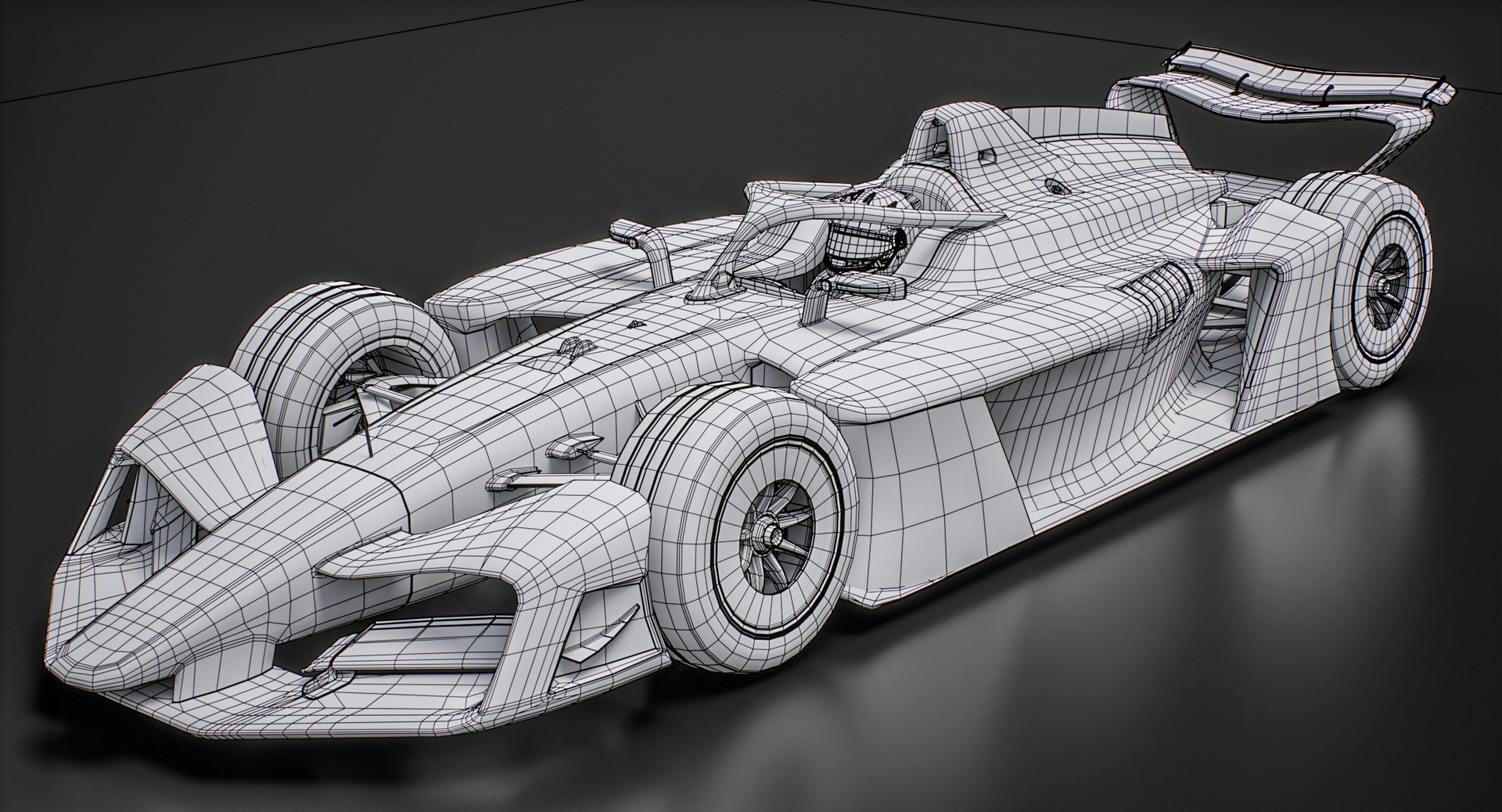 GEN4 Formula E 2026-2027 Race Car White Mockup 3D Model - TurboSquid ...