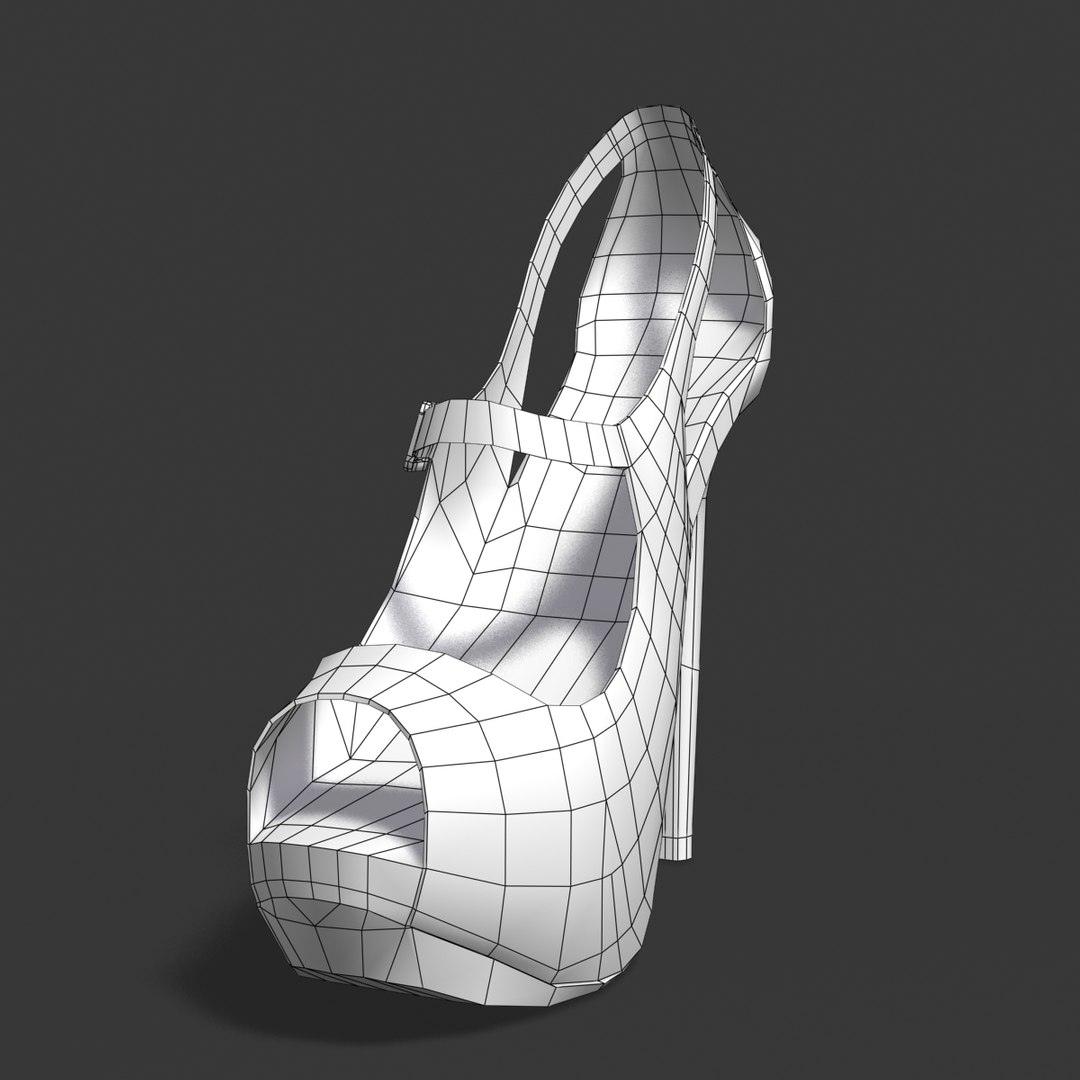 3ds Max Female Heel