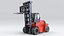 Huge Rigged Forklift 3D model