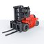 Huge Rigged Forklift 3D model