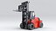 Huge Rigged Forklift 3D model