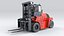 Huge Rigged Forklift 3D model