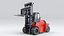 Huge Rigged Forklift 3D model