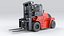Huge Rigged Forklift 3D model