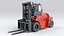 Huge Rigged Forklift 3D model