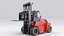 Huge Rigged Forklift 3D model