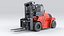 Huge Rigged Forklift 3D model