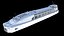 3D model River bus project 946 Zarya