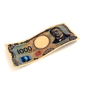 Banknote 1000 Yenes