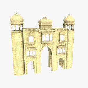 3D ancient gate