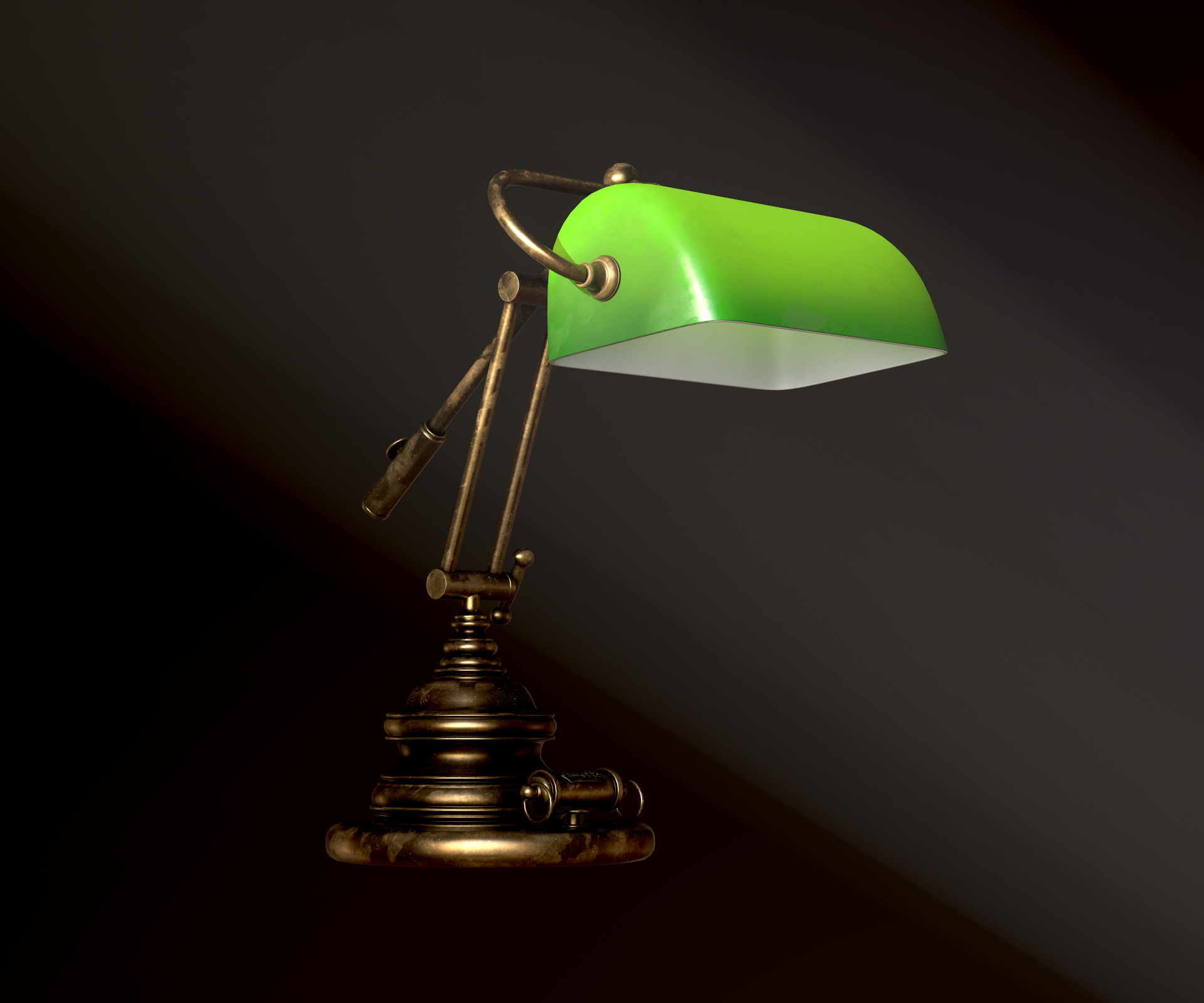 Low-poly table lamp 3D model - TurboSquid 1650604