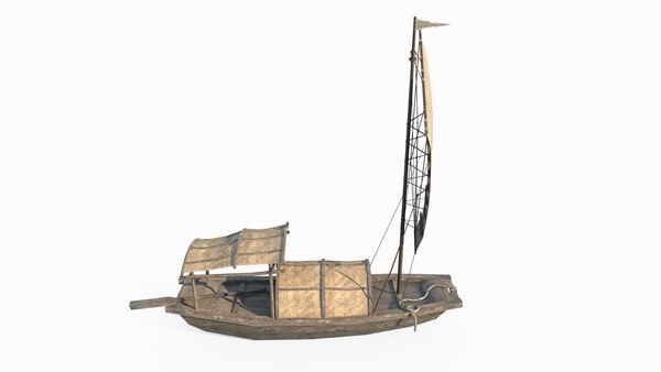 古代の小型漁船3Dモデル - TurboSquid 2062179