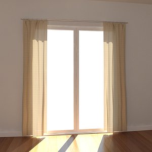 3ds max windows curtain