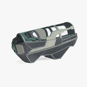 Future Science Fiction Sleep Module model
