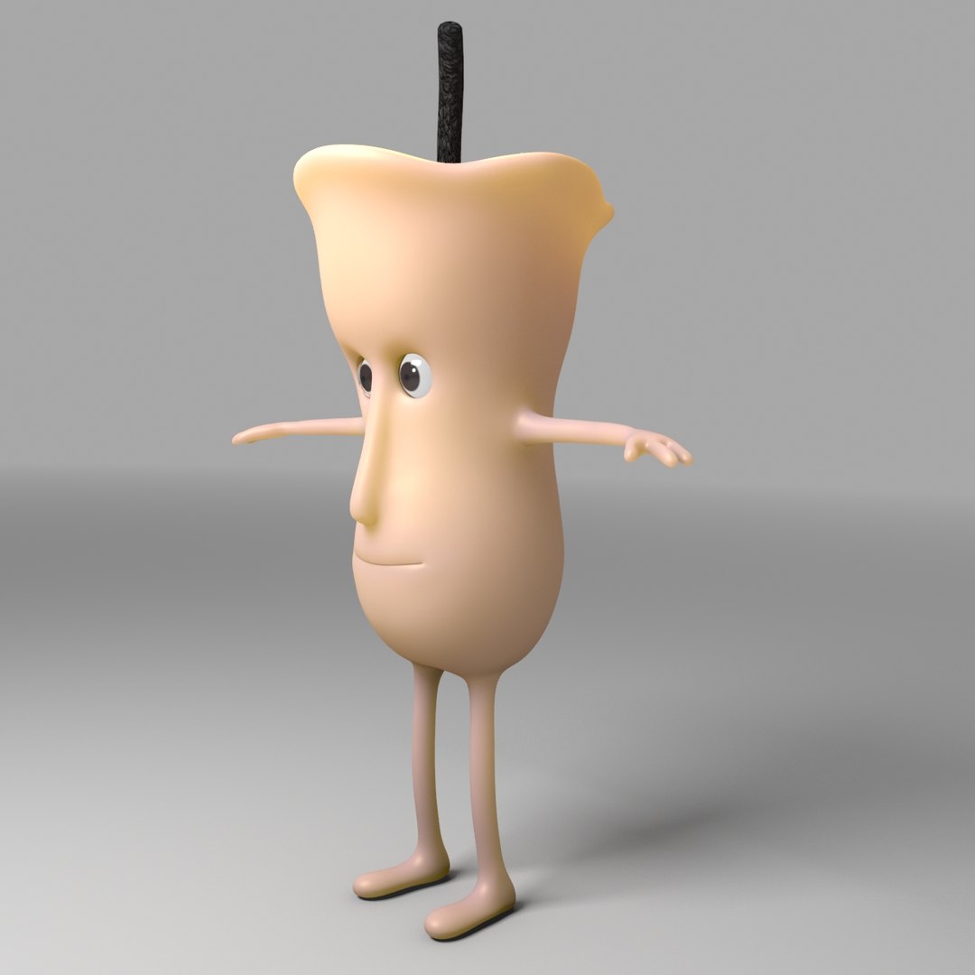 3D rigged character candle - TurboSquid 1152470